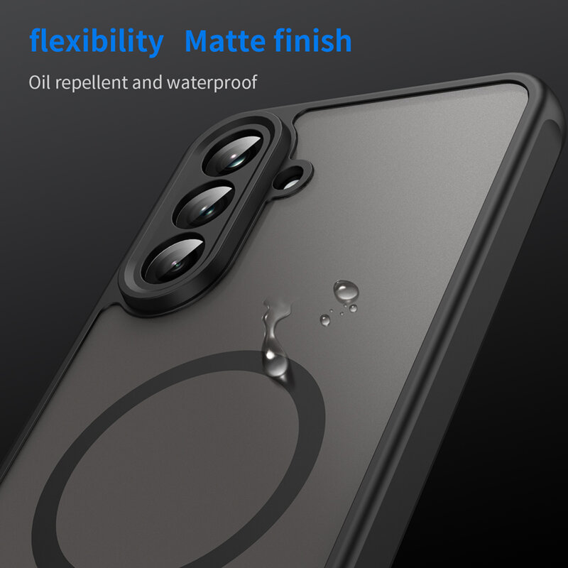 Husa Samsung Galaxy A36 5G Techsuit HaloFrost II MagSafe, negru