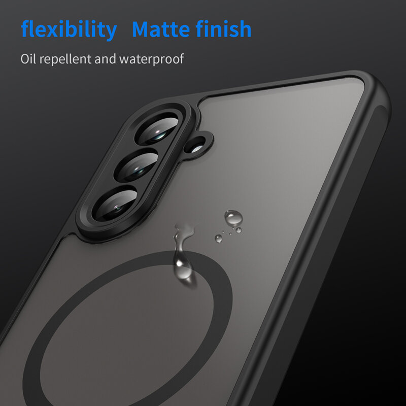 Husa Samsung Galaxy A26 5G Techsuit HaloFrost II MagSafe, negru