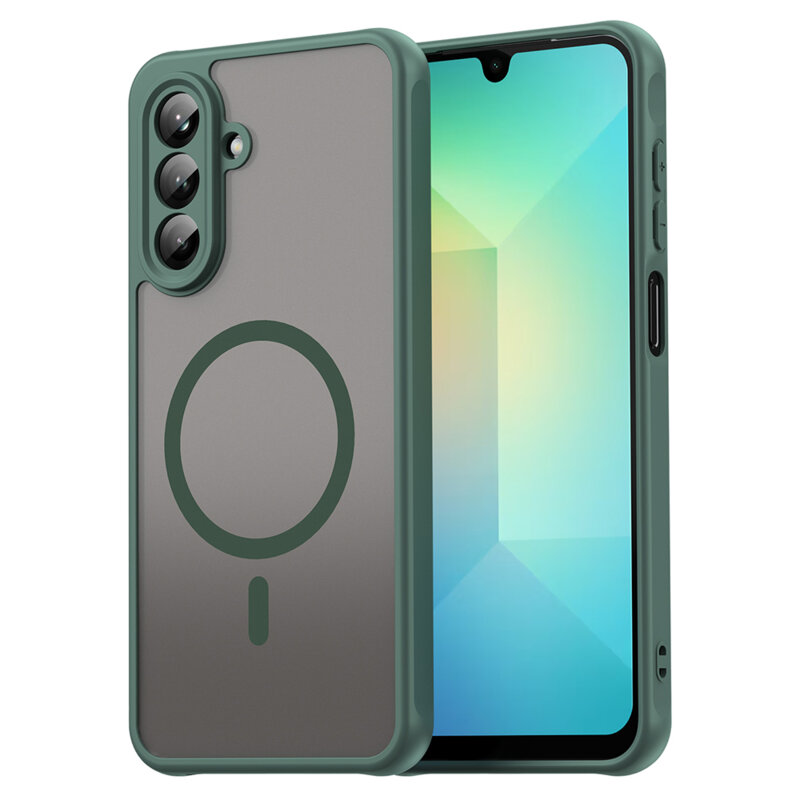 Husa Samsung Galaxy A26 5G Techsuit HaloFrost II MagSafe, verde