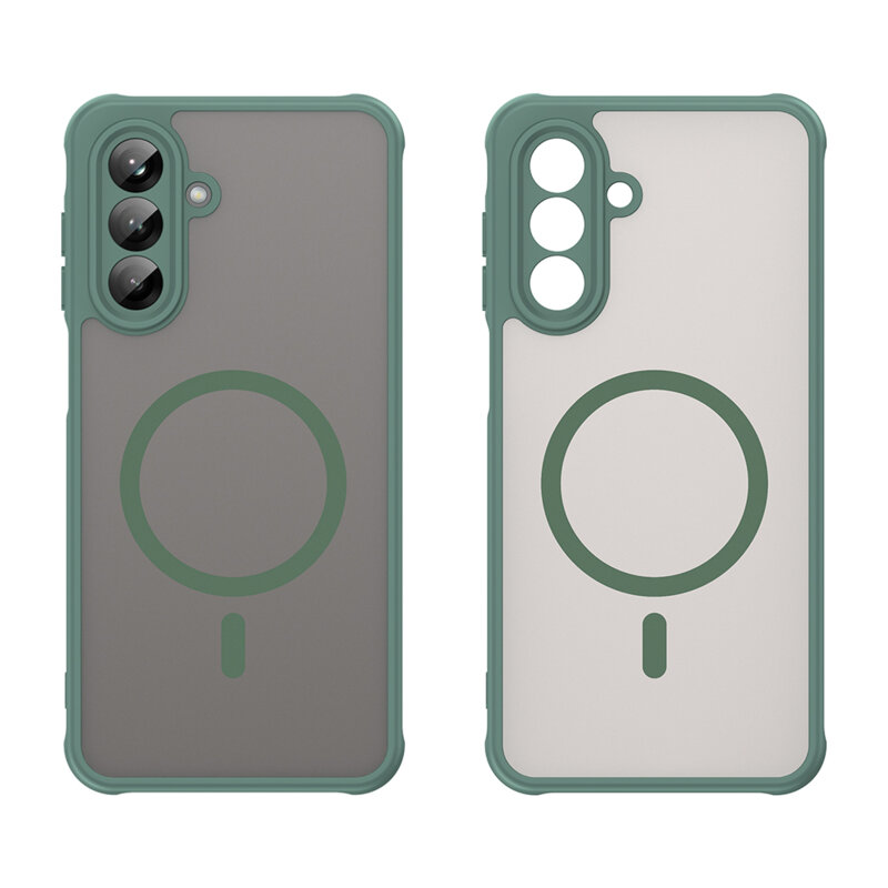 Husa Samsung Galaxy A26 5G Techsuit HaloFrost II MagSafe, verde