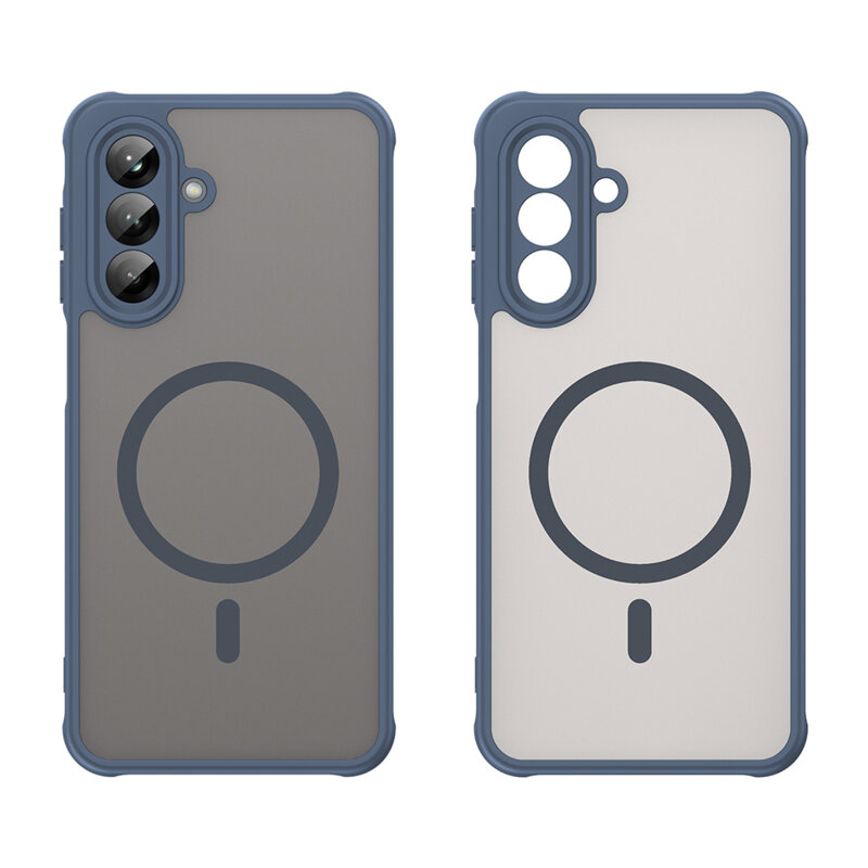 Husa Samsung Galaxy A26 5G Techsuit HaloFrost II MagSafe, bleumarin