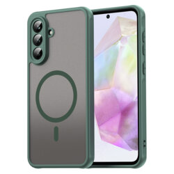 Husa Samsung Galaxy A56 5G Techsuit HaloFrost II MagSafe, verde