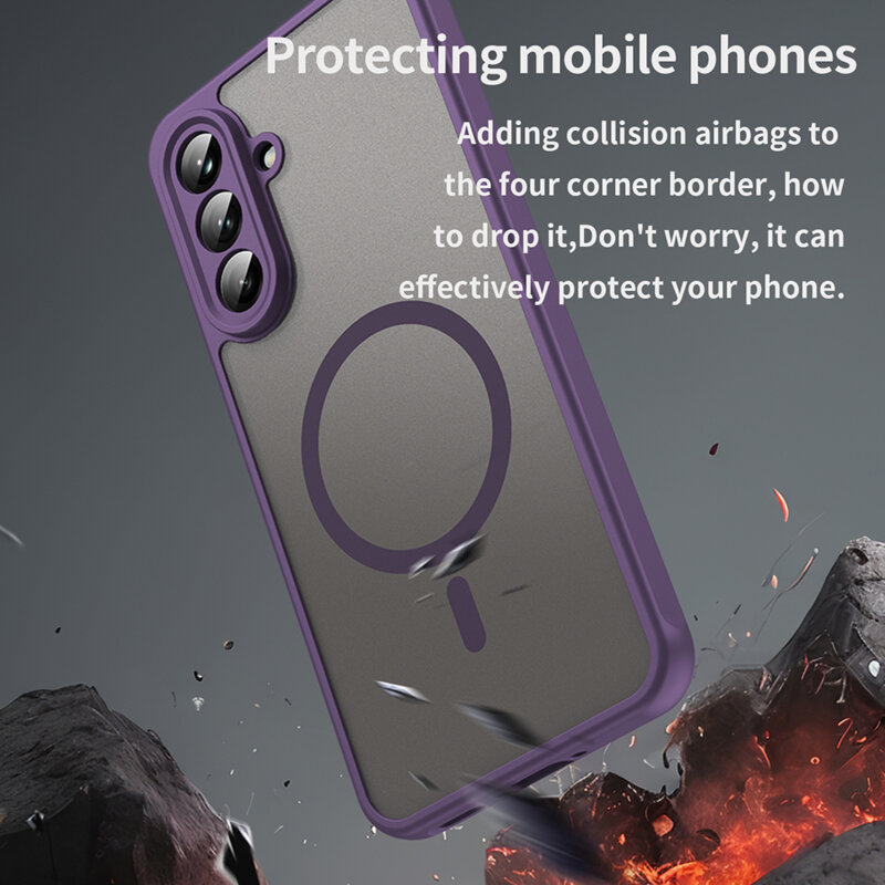 Husa Samsung Galaxy A56 5G Techsuit HaloFrost II MagSafe, mov