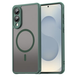 Husa Samsung Galaxy S25 Edge Techsuit HaloFrost II MagSafe, verde