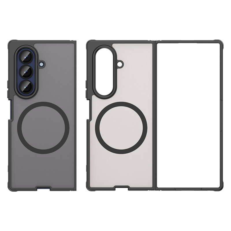 Husa Samsung Galaxy Z Fold7 Techsuit HaloFrost II MagSafe, negru