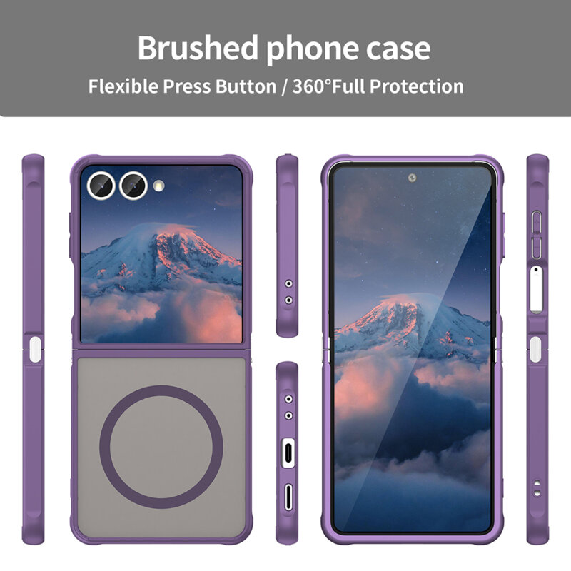 Husa Samsung Galaxy Z Flip7 Techsuit HaloFrost II MagSafe, mov