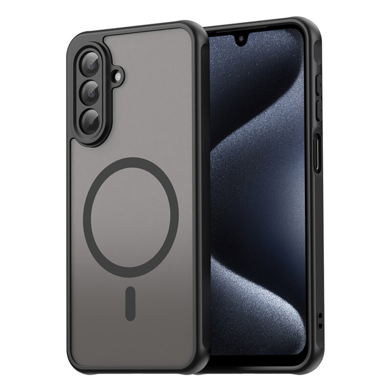 Husa Samsung Galaxy A17 5G Techsuit HaloFrost II MagSafe, negru