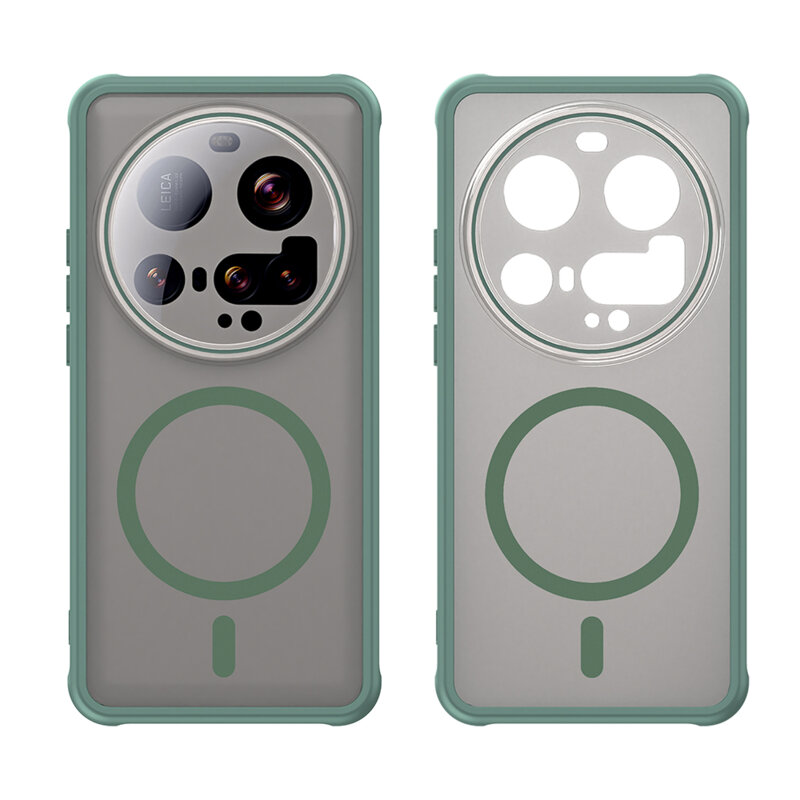 Husa Xiaomi 15 Ultra Techsuit HaloFrost II MagSafe, verde
