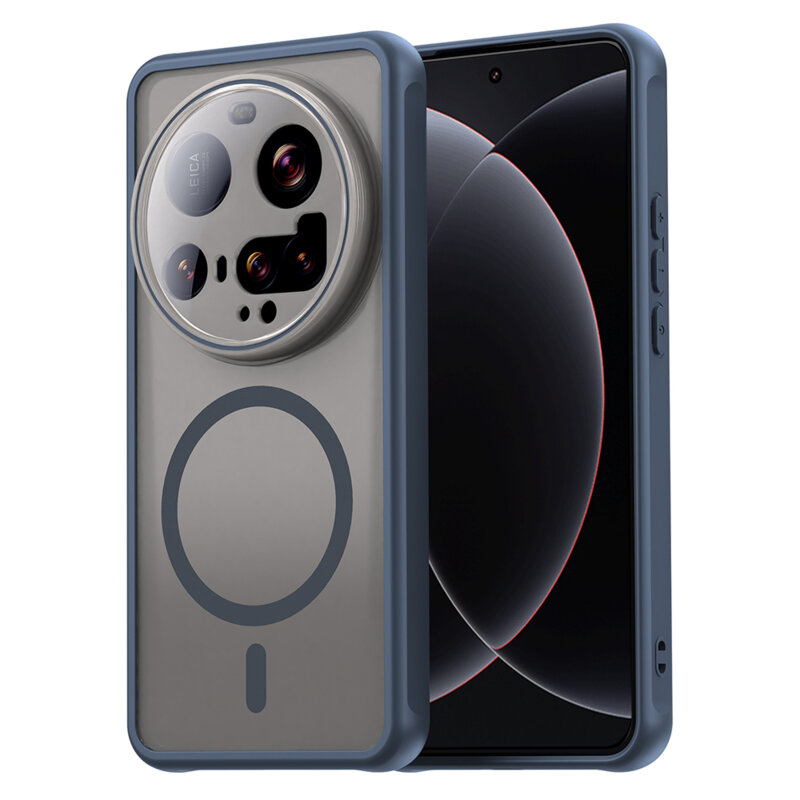Husa Xiaomi 15 Ultra Techsuit HaloFrost II MagSafe, bleumarin