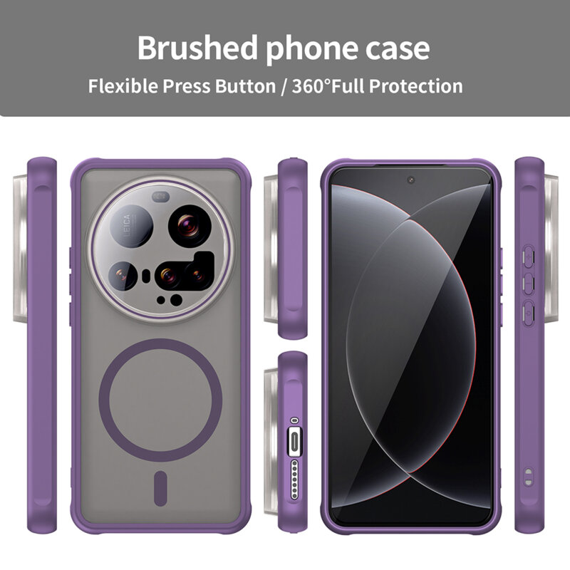 Husa Xiaomi 15 Ultra Techsuit HaloFrost II MagSafe, mov