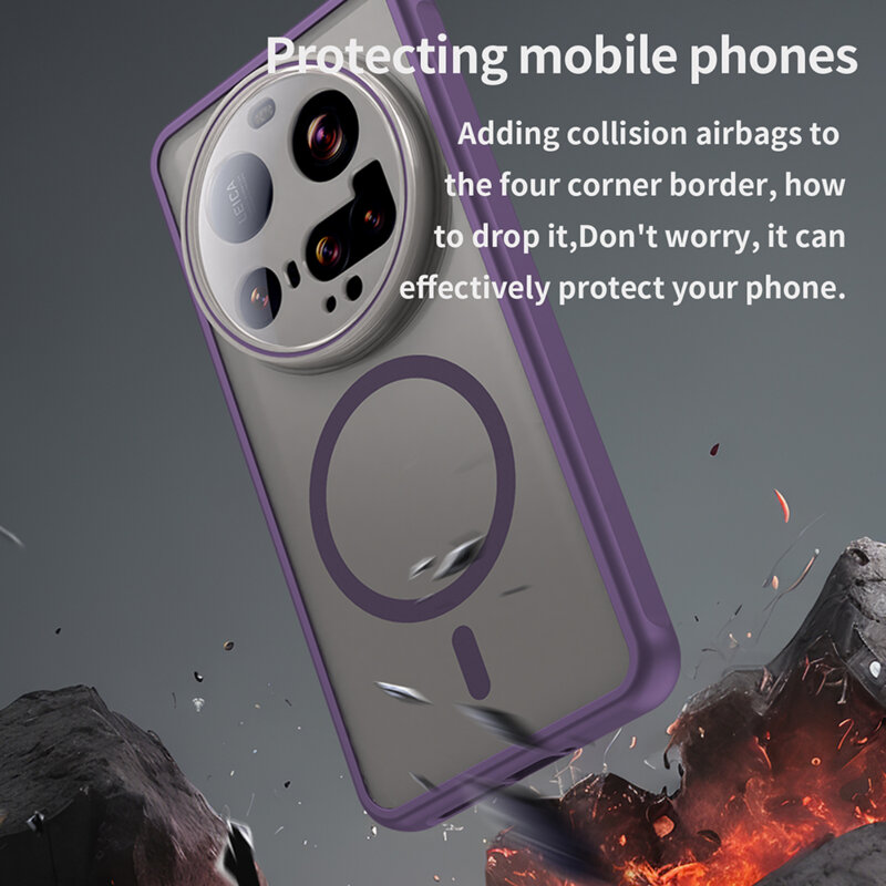 Husa Xiaomi 15 Ultra Techsuit HaloFrost II MagSafe, mov