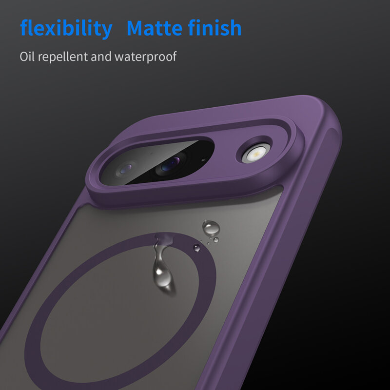 Husa Google Pixel 9 Techsuit HaloFrost II MagSafe, mov