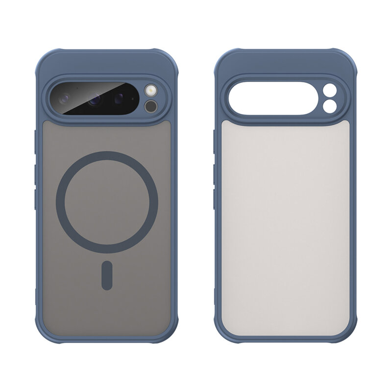 Husa Google Pixel 9 Pro Techsuit HaloFrost II MagSafe, bleumarin