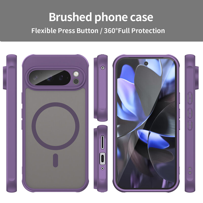 Husa Google Pixel 9 Pro Techsuit HaloFrost II MagSafe, mov
