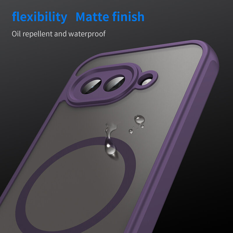 Husa Google Pixel 9a Techsuit HaloFrost II MagSafe, mov