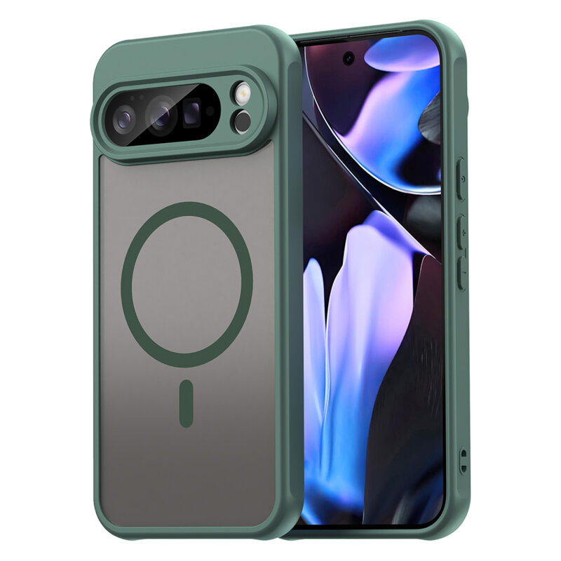 Husa Google Pixel 10 Pro XL Techsuit HaloFrost II MagSafe, verde