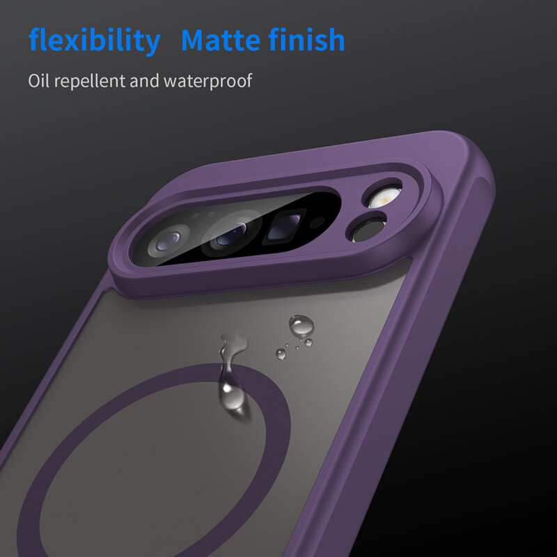 Husa Google Pixel 10 Pro XL Techsuit HaloFrost II MagSafe, mov