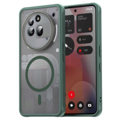Husa Nothing Phone (3a) Pro Techsuit HaloFrost II MagSafe, verde