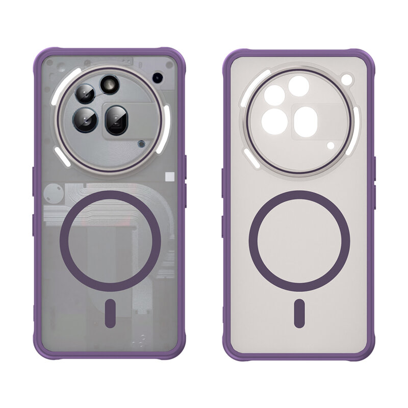 Husa Nothing Phone (3a) Pro Techsuit HaloFrost II MagSafe, mov
