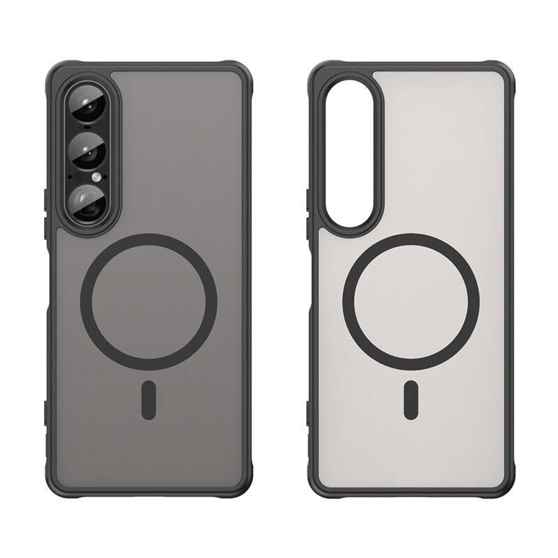 Husa Sony Xperia 1 VII Techsuit HaloFrost II MagSafe, negru