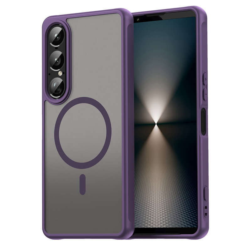 Husa Sony Xperia 1 VII Techsuit HaloFrost II MagSafe, mov
