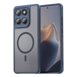 Husa Motorola Edge 60 Fusion Techsuit HaloFrost II MagSafe, bleumarin