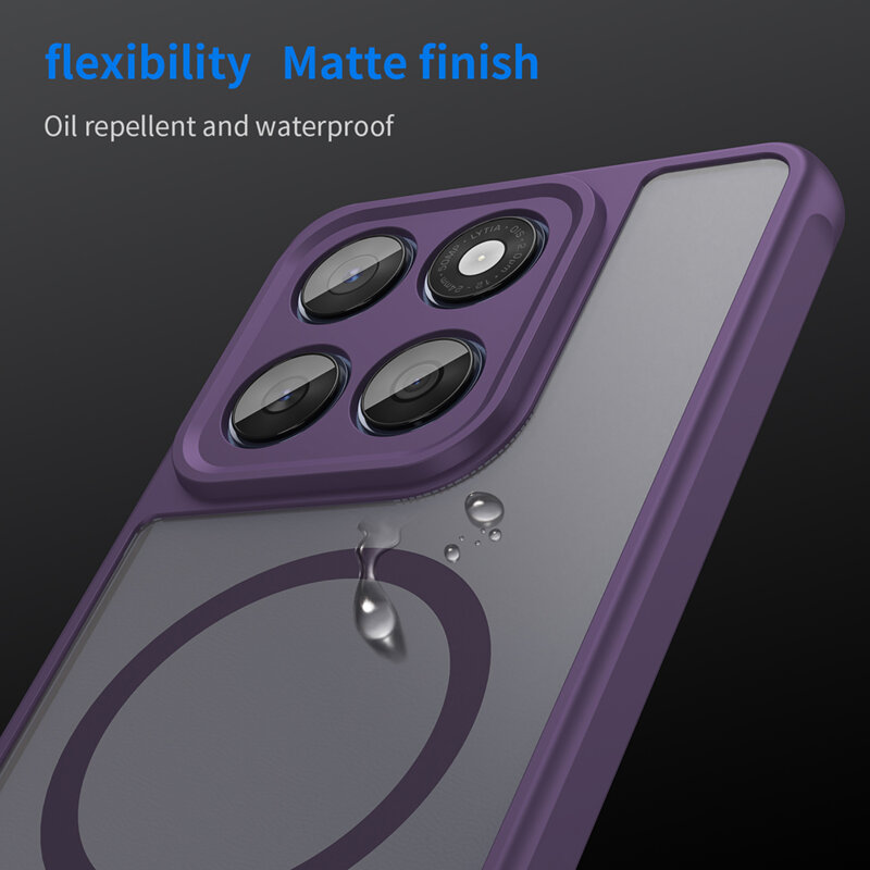 Husa Motorola Edge 60 Techsuit HaloFrost II MagSafe, mov