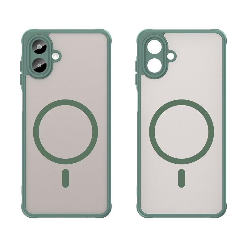 Husa Samsung Galaxy A07 4G Techsuit HaloFrost II MagSafe, verde