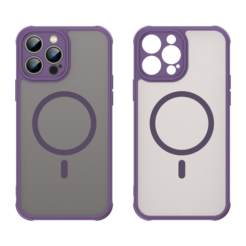 Husa iPhone 13 Pro Max Techsuit HaloFrost II MagSafe, mov