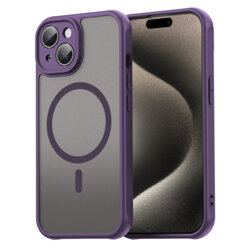 Husa iPhone 15 Plus Techsuit HaloFrost II MagSafe, mov