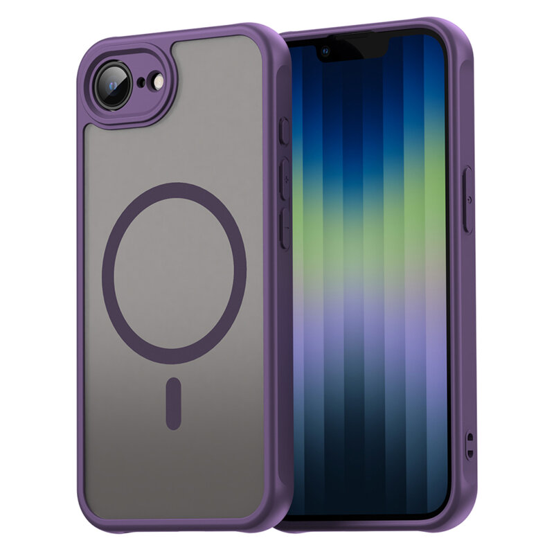 Husa iPhone 16e Techsuit HaloFrost II MagSafe, mov