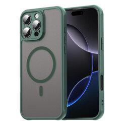 Husa iPhone 16 Pro Max Techsuit HaloFrost II MagSafe, verde