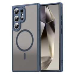 Husa Samsung Galaxy S24 Ultra Techsuit HaloFrost II MagSafe, bleumarin