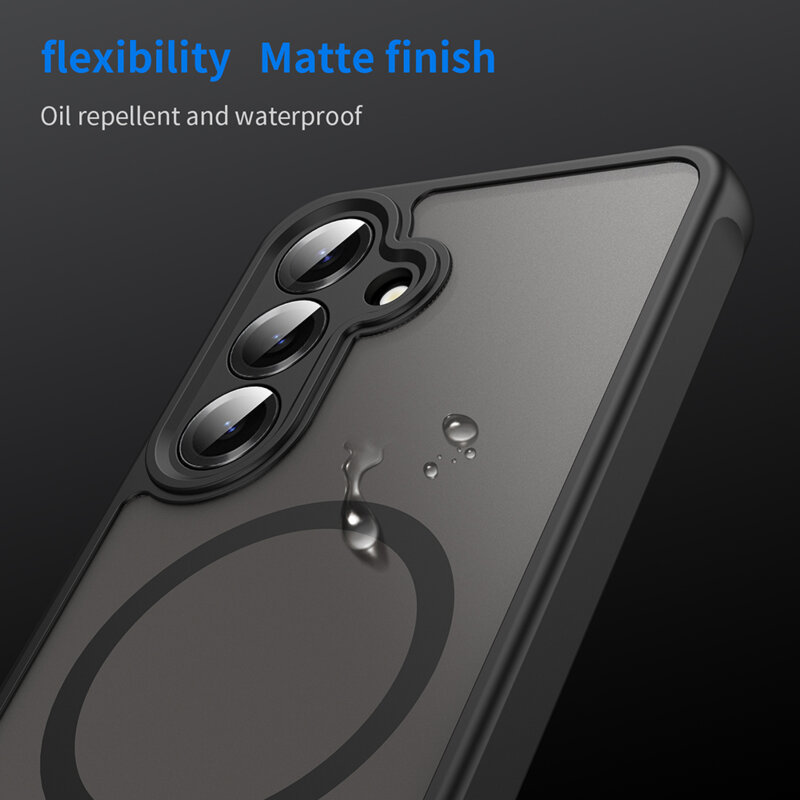 Husa Samsung Galaxy S24 Plus Techsuit HaloFrost II MagSafe, negru