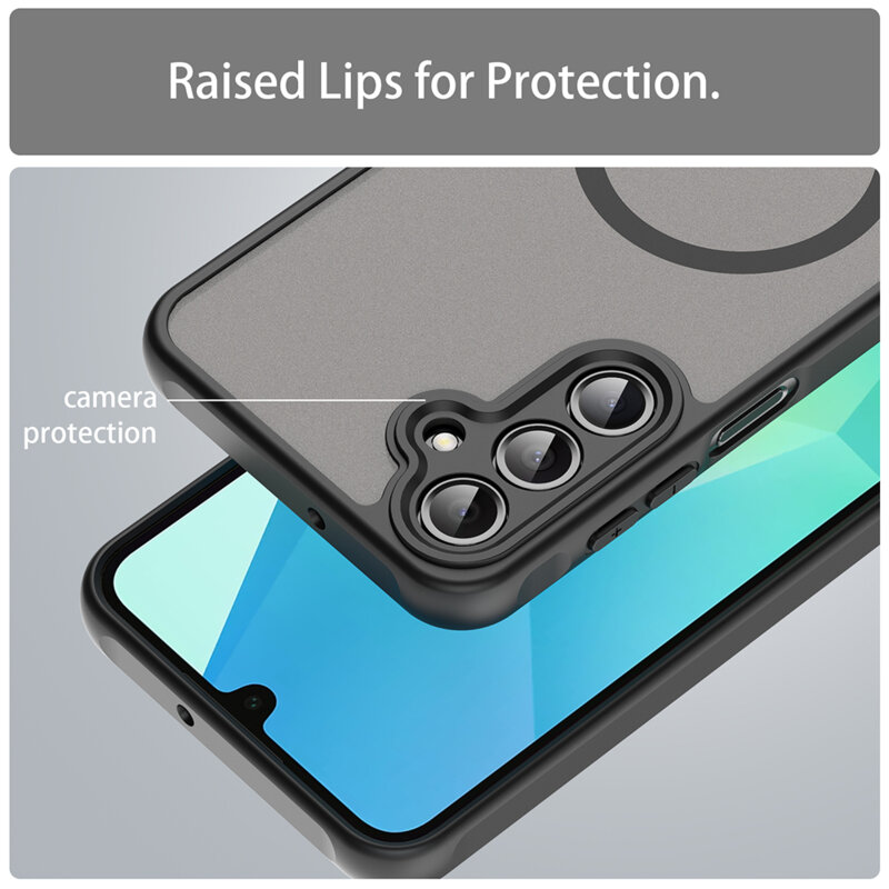 Husa Samsung Galaxy A16 4G Techsuit HaloFrost II MagSafe, negru