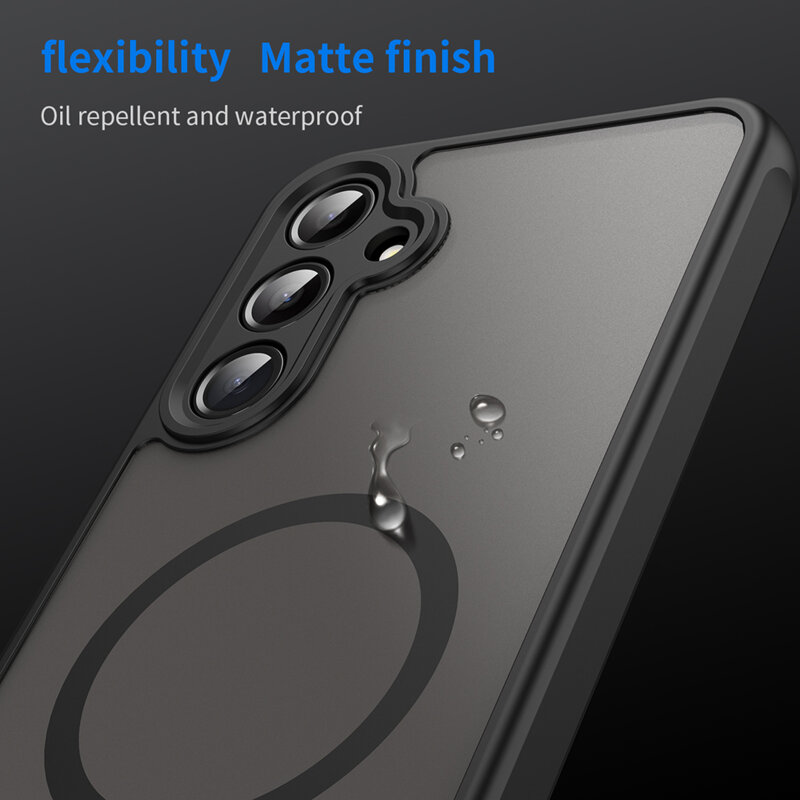 Husa Samsung Galaxy A16 5G Techsuit HaloFrost II MagSafe, negru