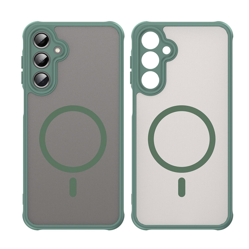 Husa Samsung Galaxy A16 5G Techsuit HaloFrost II MagSafe, verde