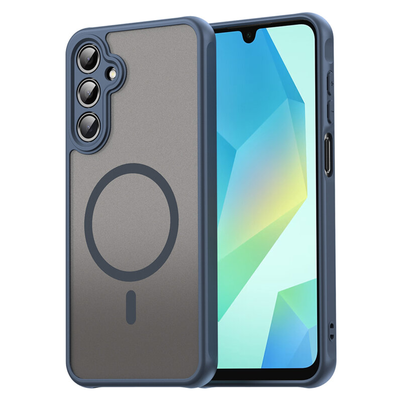 Husa Samsung Galaxy A16 5G Techsuit HaloFrost II MagSafe, bleumarin