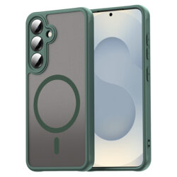 Husa Samsung Galaxy S25 Techsuit HaloFrost II MagSafe, verde