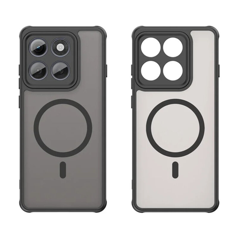 Husa Motorola Edge 60 Pro Techsuit HaloFrost II MagSafe, negru