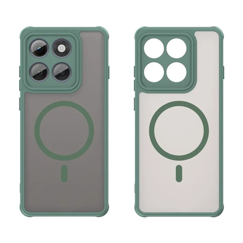 Husa Motorola Edge 60 Pro Techsuit HaloFrost II MagSafe, verde