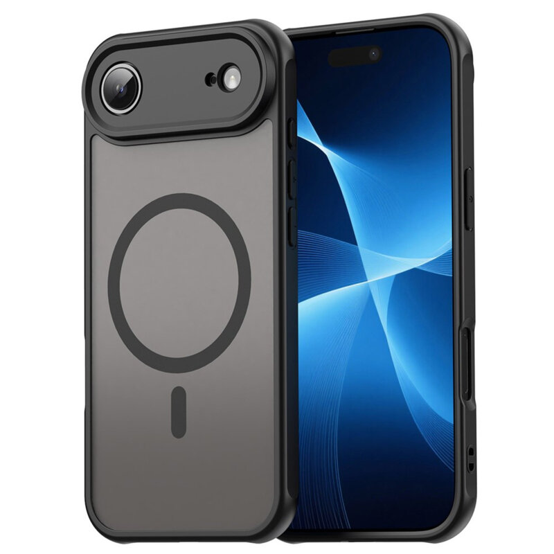 Husa iPhone 17 Air Techsuit HaloFrost II MagSafe, negru