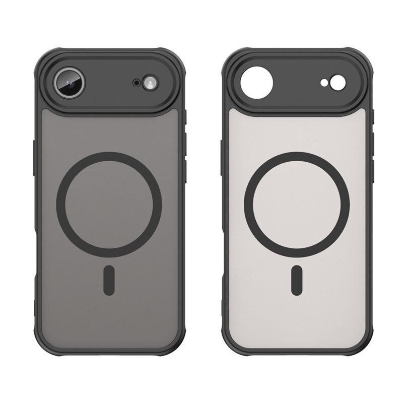 Husa iPhone 17 Air Techsuit HaloFrost II MagSafe, negru