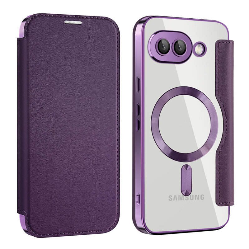 Husa Google Pixel 9a Techsuit SmartMag Book Case, mov