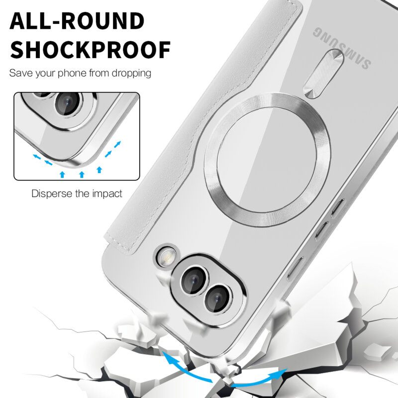 Husa Google Pixel 9a Techsuit SmartMag Book Case, gri