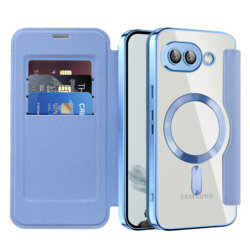 Husa Google Pixel 9a Techsuit SmartMag Book Case, bleu