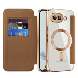 Husa Google Pixel 9a Techsuit SmartMag Book Case, maro