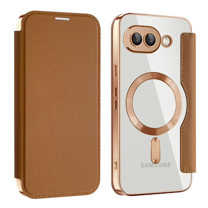 Husa Google Pixel 9a Techsuit SmartMag Book Case, maro
