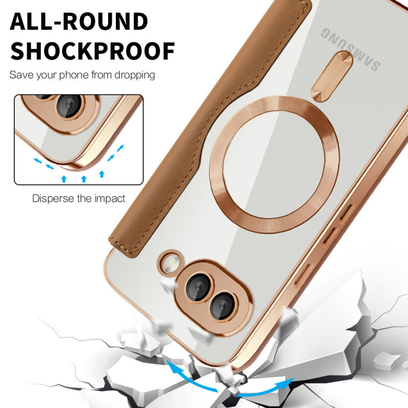 Husa Google Pixel 9a Techsuit SmartMag Book Case, maro