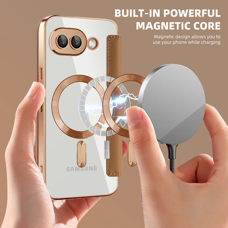 Husa Google Pixel 9a Techsuit SmartMag Book Case, maro